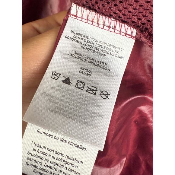 Texas A&M Aggies Columbia Woven Windbreaker Rain Jacket Maroon Mens XL NCAA ATM - Picture 7 of 12